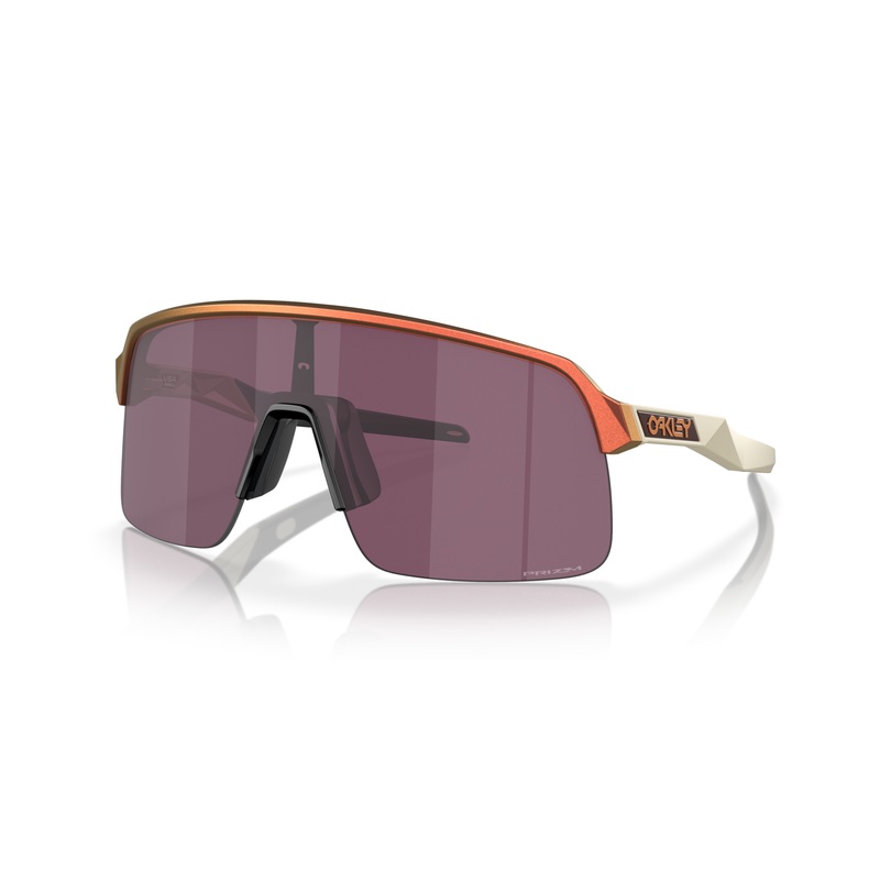 Oakley Sutro Lite Sunglasses – One Size Fits Most – Matte Red Gold Colorshift – Prizm Road Black Lens