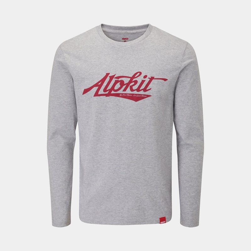 Swoosh Long Sleeve [Mens] Heather Grey