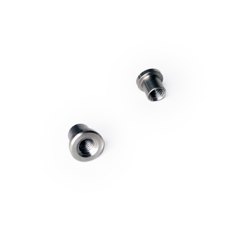 Water bottle bosses – stainless steel – 10 & 100-packs