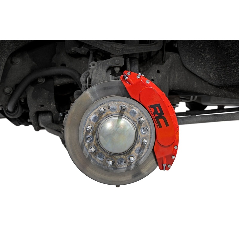 Rough Country | Caliper Covers | Front and Rear | Red | Chevy/GMC 2500HD/3500HD (20-25) | 71110