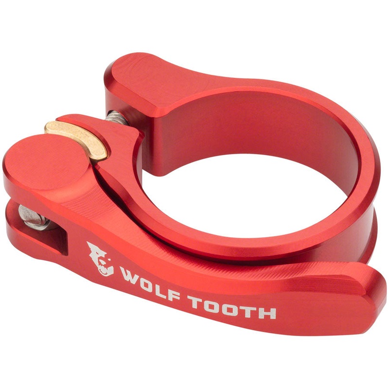 Wolf Tooth Components Quick Release Seatpost Clamp – 28.6mm QR Red