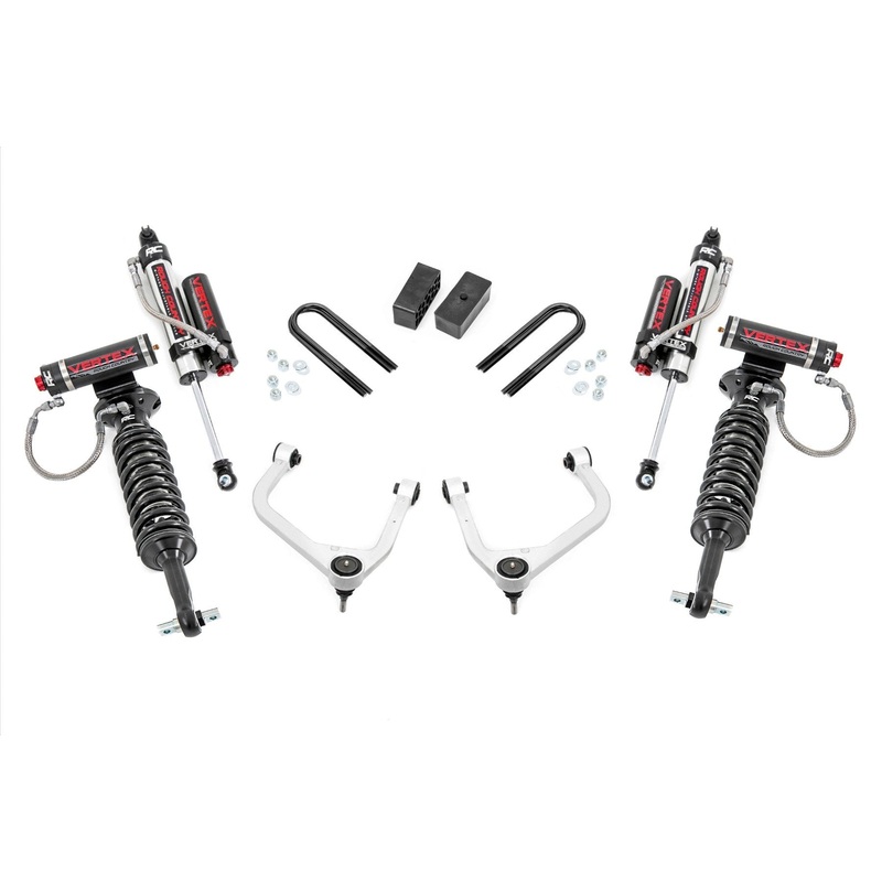 Rough Country | 3.5 Inch Lift Kit | Mono Leaf Rear | Vertex | GMC Sierra 1500 2WD/4WD (2019-2024 & Classic) | 28850