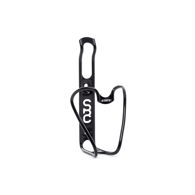 State Bicycle Co. Monogram 6061 Aluminum Anodized Bottle Cage – Black