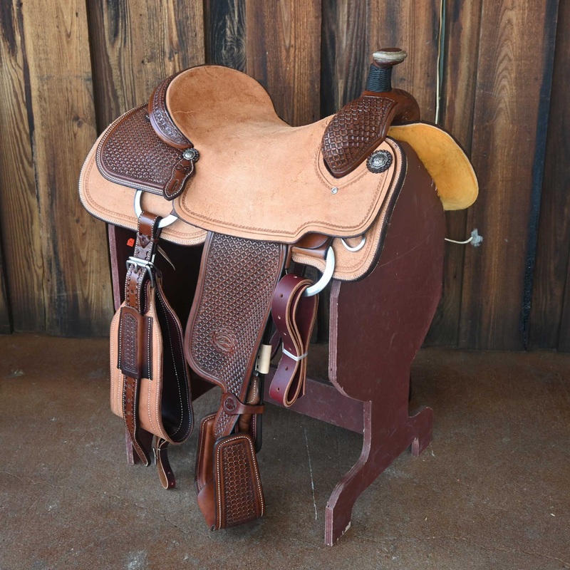 16.5″ PATRICK SMITH TEAM ROPING SADDLE