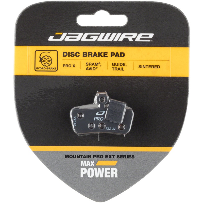 Jagwire Mountain Pro Extreme Sintered Disc Brake Pads for SRAM Guide RSC, RS, R, Avid Trail