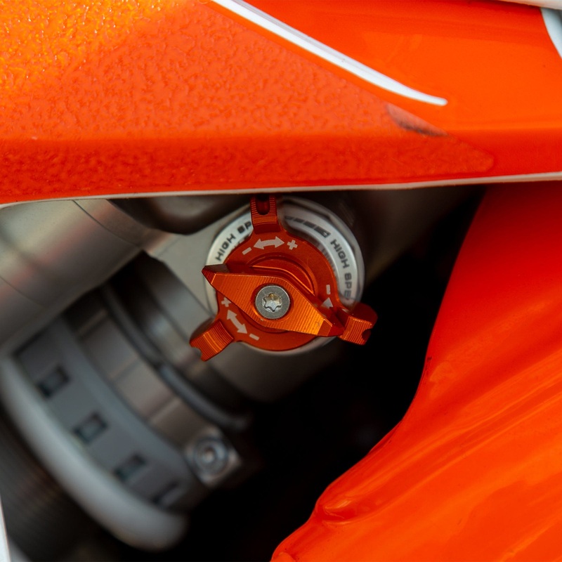 Rear Shock Compression Adjuster Orange