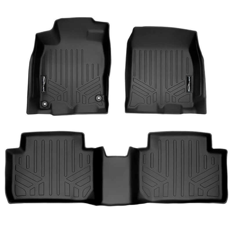 SMARTLINER Custom Fit Floor Liners For 2016-2021 Honda Civic Black