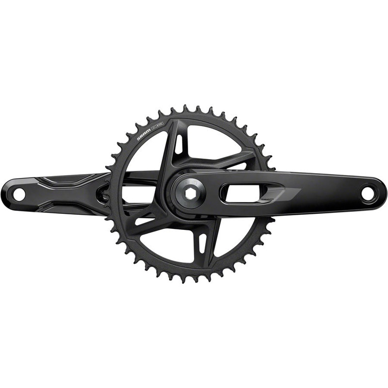 SRAM Rival 1x XPLR Wide Crankset – 160mm, 12/13-Speed, 42t, 8-Bolt Direct Mount, DUB Spindle, Black, E1