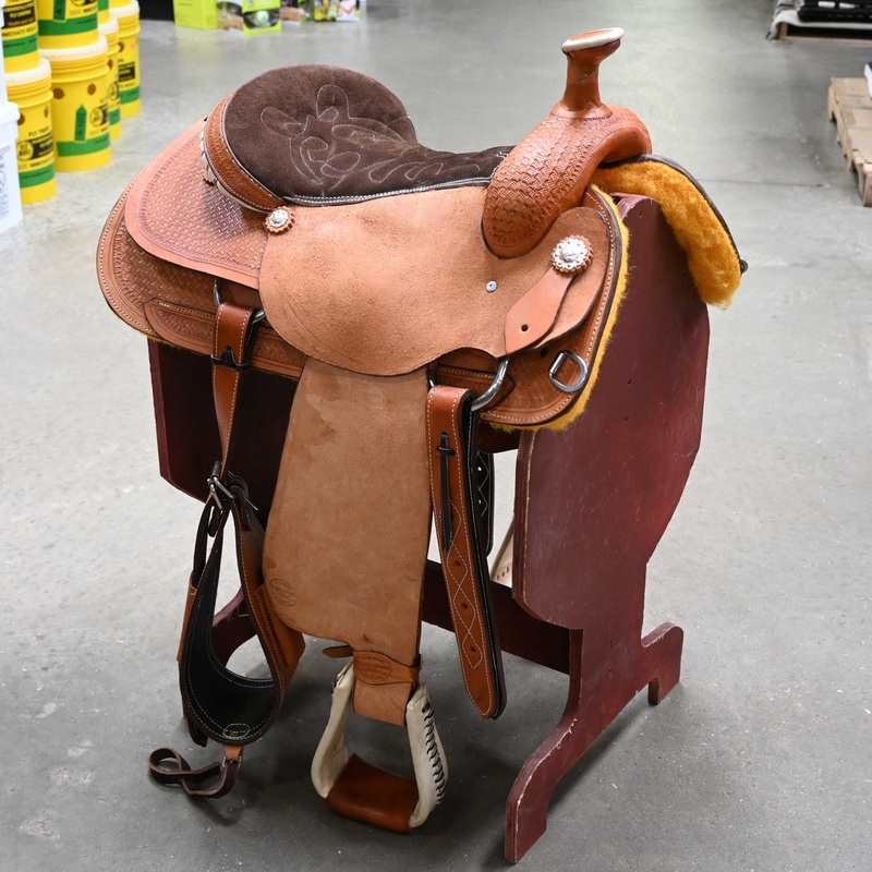 16″ BRAZOS RIVER TEAM ROPING SADDLE