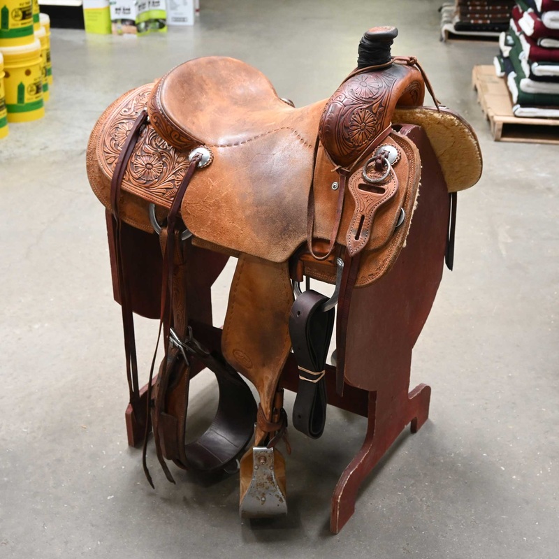 15″ USED TRENT WARD RANCH SADDLE