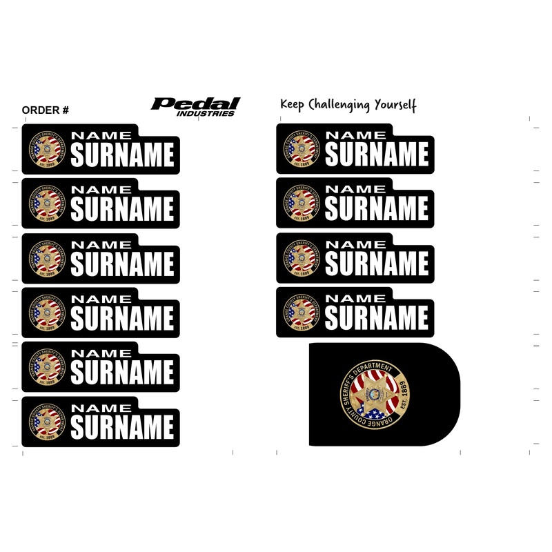 OCSD 2025 ID Sticker Bikes & Gear