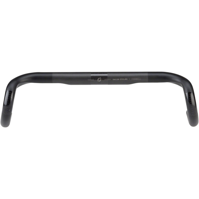 Salsa Cowbell Carbon Drop Handlebar – 31.8mm Clamp 42cm Width Carbon Black