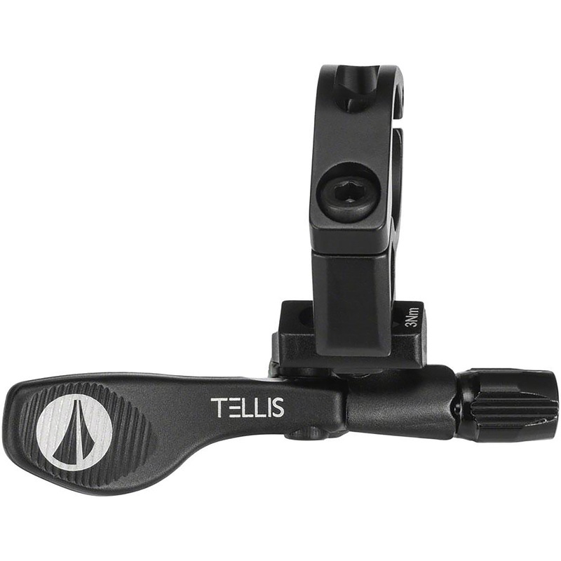 SDG Tellis Dropper Post Remote – Adjustable, 22.2 Bar Clamp and Hardware, Black