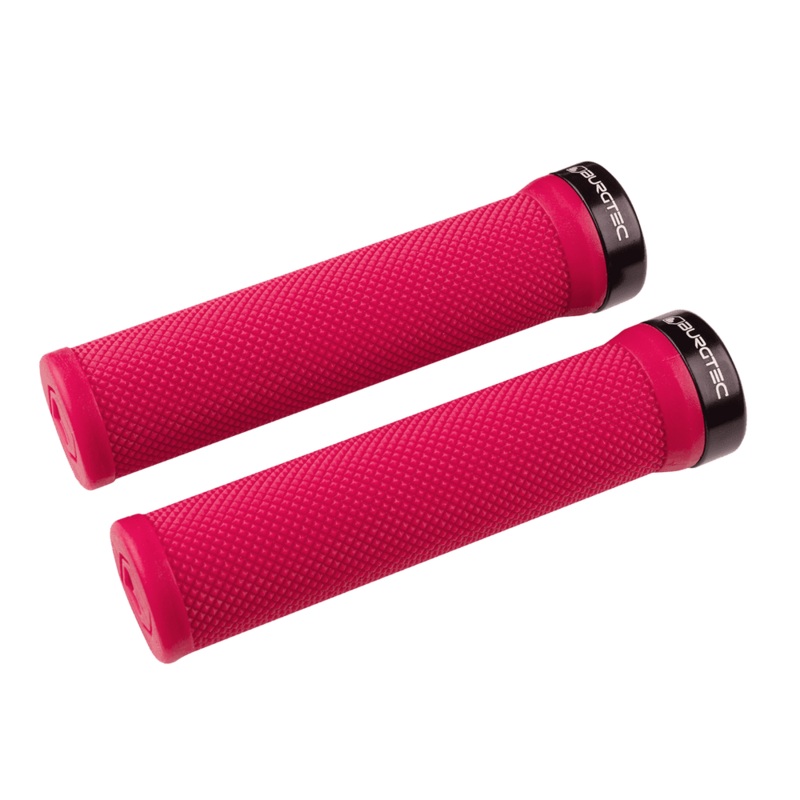 Burgtec Bartender Lock-On Grips – Toxic Barbie Pink – Single Lock On Grips