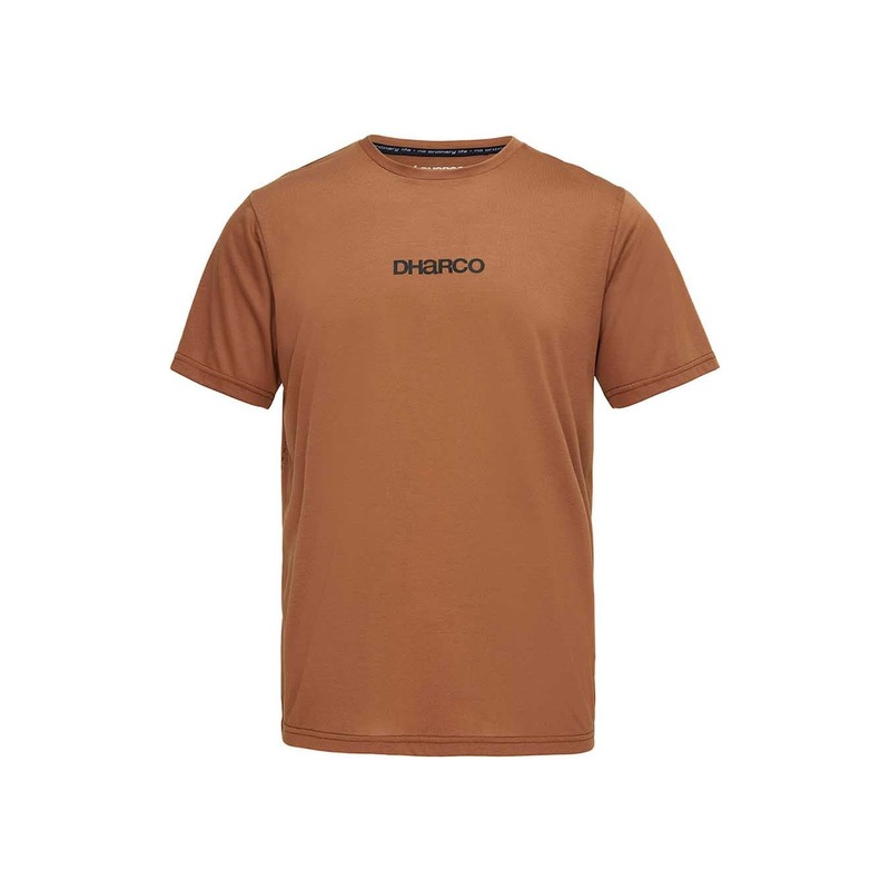 DHaRCO Men’s Short Sleeve Tech Tee – L – Caramel