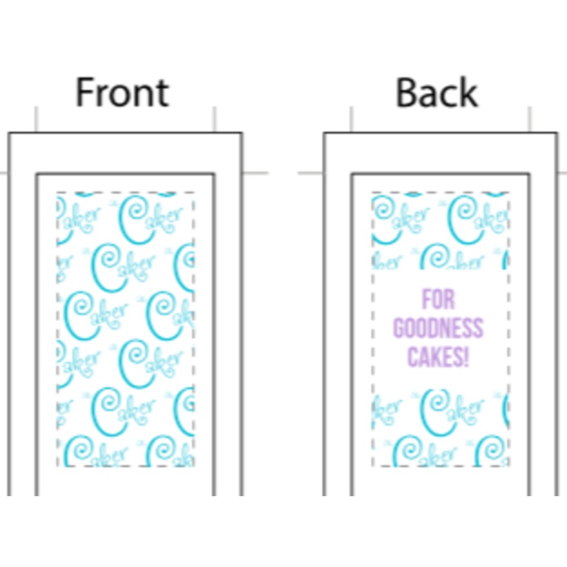 The Caker SUBLIMATED SOCK – SHIPS IN ABOUT 4 WEEKS