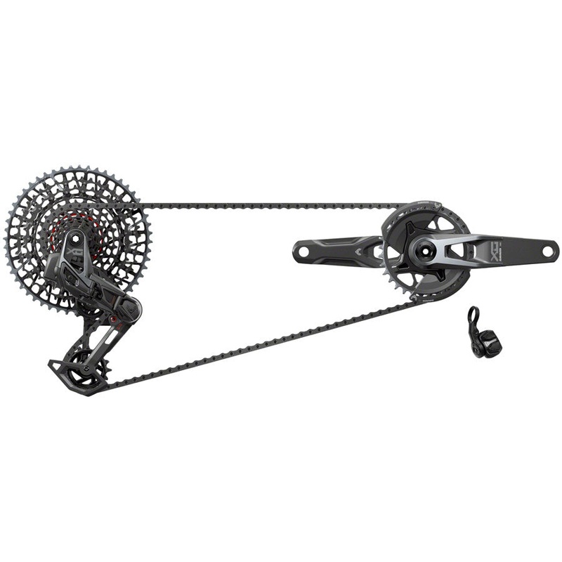 SRAM X0 T-Type Eagle Transmission Groupset – 170mm Crank 32t Chainring AXS POD Controller 10-52t Cassette Rear Derailleur Chain V2
