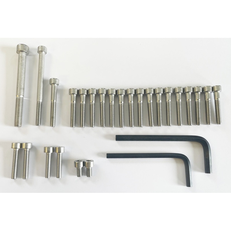 1982 CB650SC Engine Cover Bolt Set – 27 Pieces