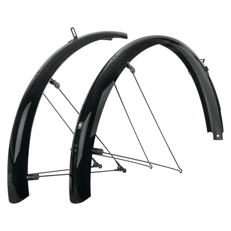 B65 Bluemels Full Coverage Fender Set – 65mm 27.5/29/700 x 2.25  Black