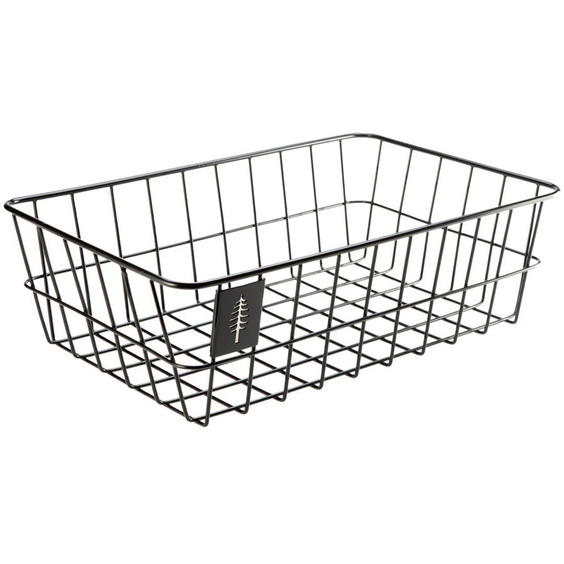 Timber to Town ZigZag Basket – Black Medium