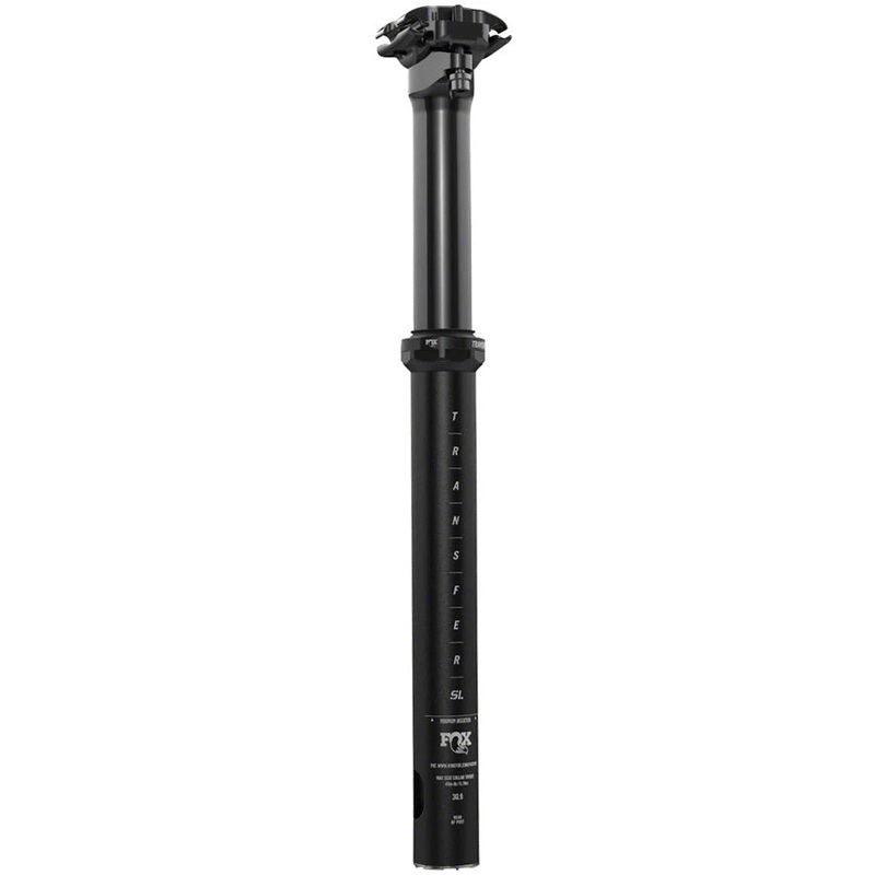 Fox Transfer SL Performance Elite Dropper Seatpost – 30.9, 100mm, Internal Routing,Fox Transfer SL Performance Elite Dropper Seatpost – 30.9, 75mm, Internal Routing, Indexed Ano Black
