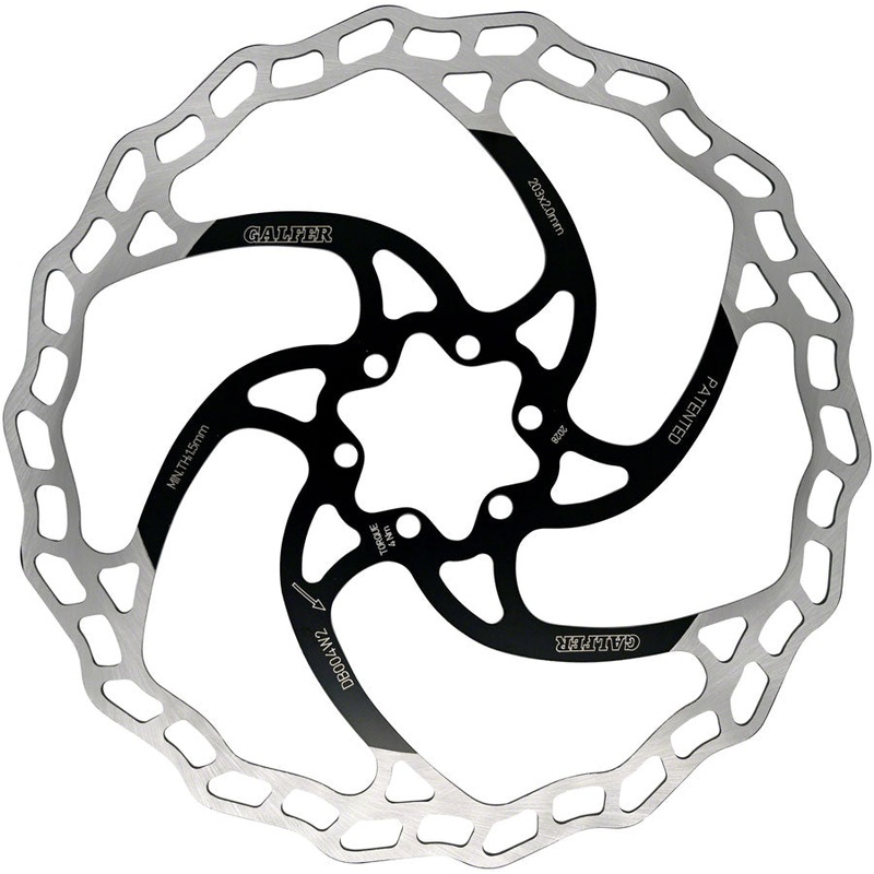 Galfer MTB/E-Bike Disc Brake Rotor – 203mm 6-Bolt 2.0mm