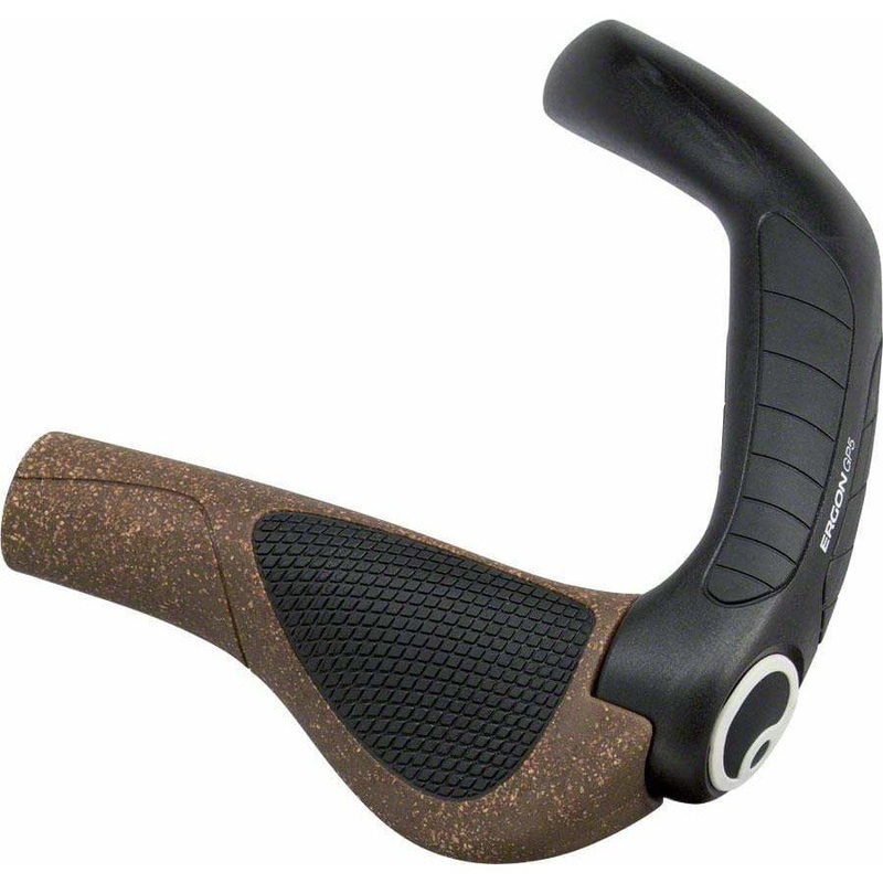 GP5 BioKork Grips – Lock-On Small Black/Tan Black/Tan