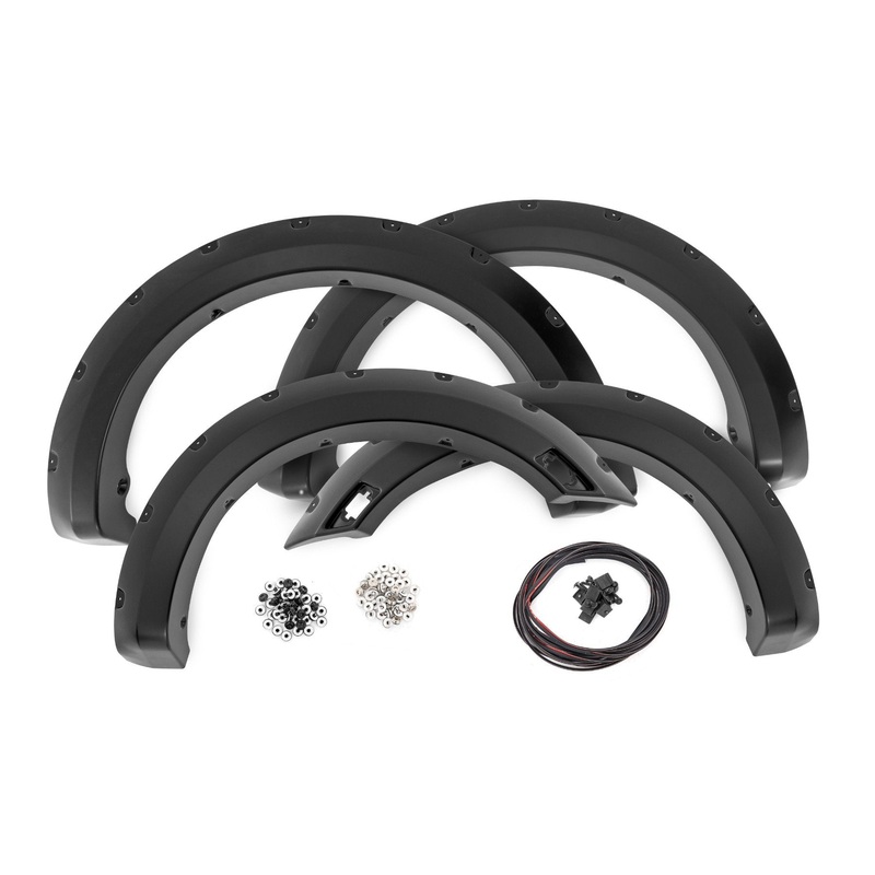 Rough Country | Pocket Fender Flares | J7 Magnetic Gray | Ford Ranger 2WD/4WD (2019-2023) | F-F11201A-J7