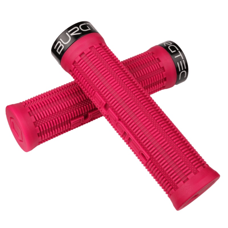 Burgtec Bartender Pro Greg Minnaar Lock-On Grips – Toxic Barbie Pink – Single Lock On Grips