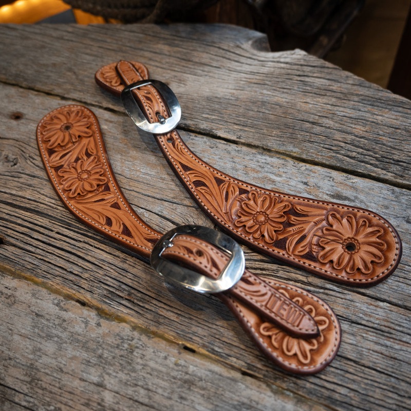 Casey Tew Fully Tooled Spur Straps