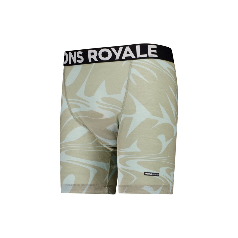 Mons Royale Men’s Low Pro Merino Aircon MTB Short Liner – L-34 – Signal Lost Glacier