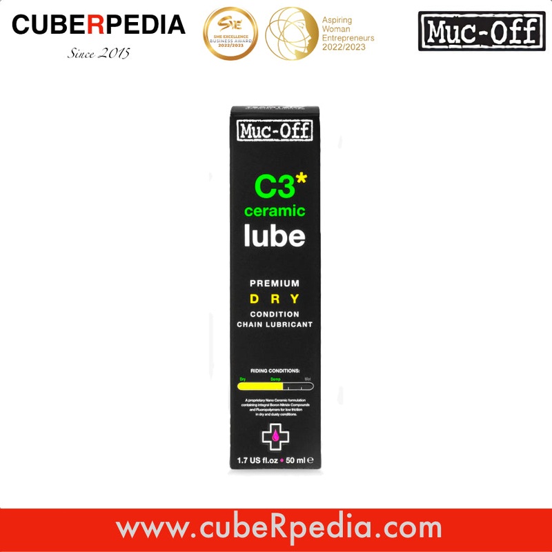 Muc-Off C3 Dry Weather Ceramic Lube – 50ml