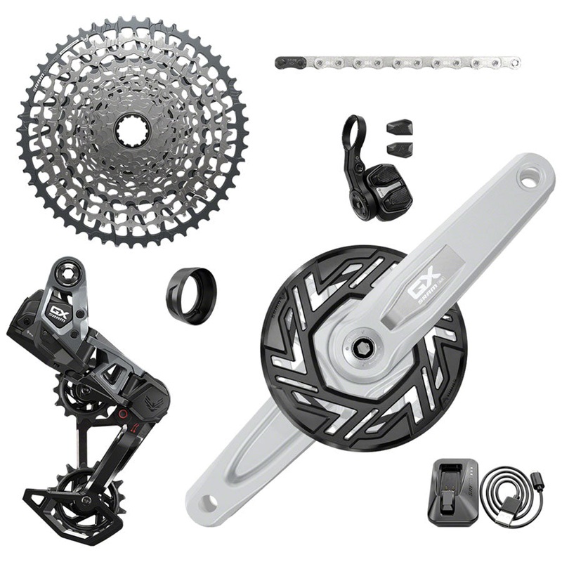 SRAM GX Eagle T-Type Ebike AXS Groupset – 104BCD 34T Clip-On Guard Derailleur Shifter 10-52t Cassette Arms not included