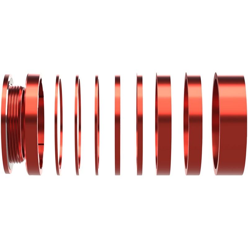 Wheels Manufacturing SOLO-HG Single Speed Conversion Kit – For HG Style Hubs Red