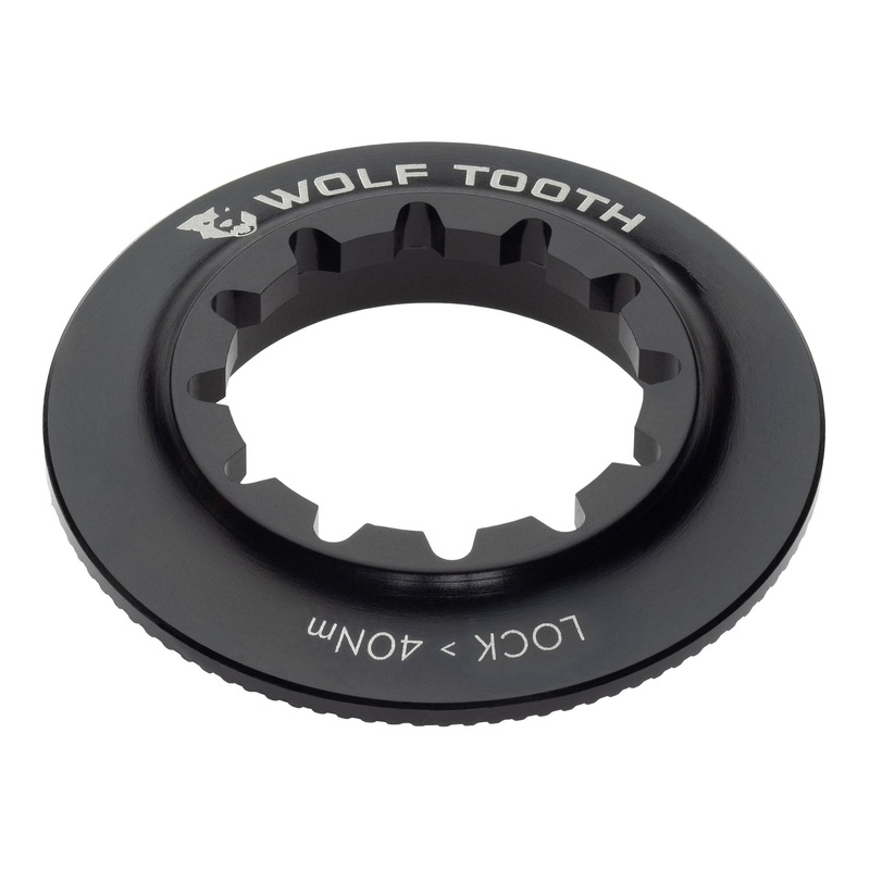 Centerlock Rotor Lockring – Internal Splined Black