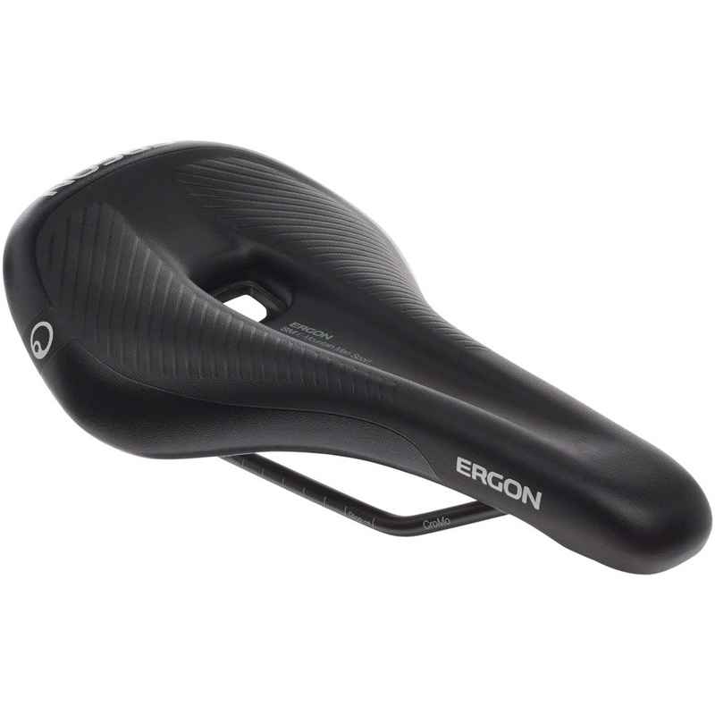 Ergon SM E Mountain Sport Saddle – Chromoly, Stealth, Men’s, Medium/Large