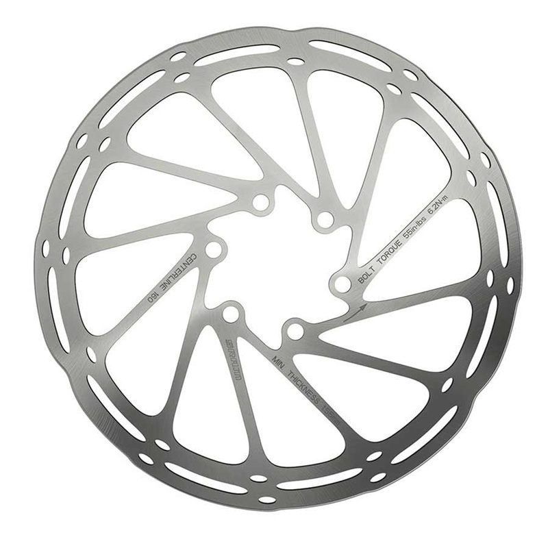 SRAM CenterLine Disc Brake Rotor – 200mm 6-Bolt 1.85mm