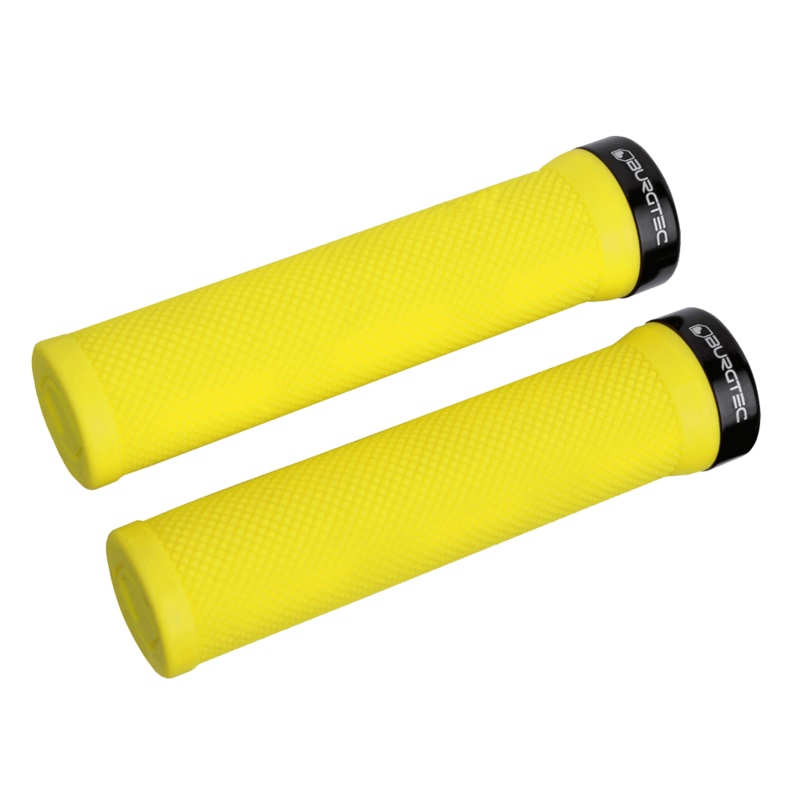 Burgtec Bartender Lock-On Grips – Electric Yellow – Single Lock On Grips