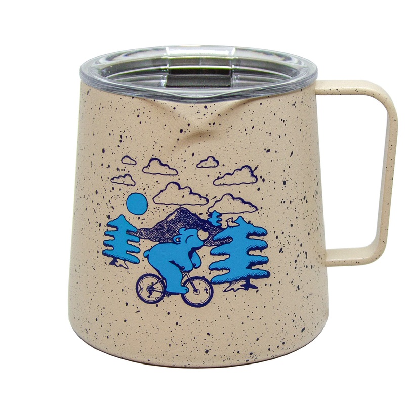Happy Bear Grounded Camp Cup by MiiR Desert Tan