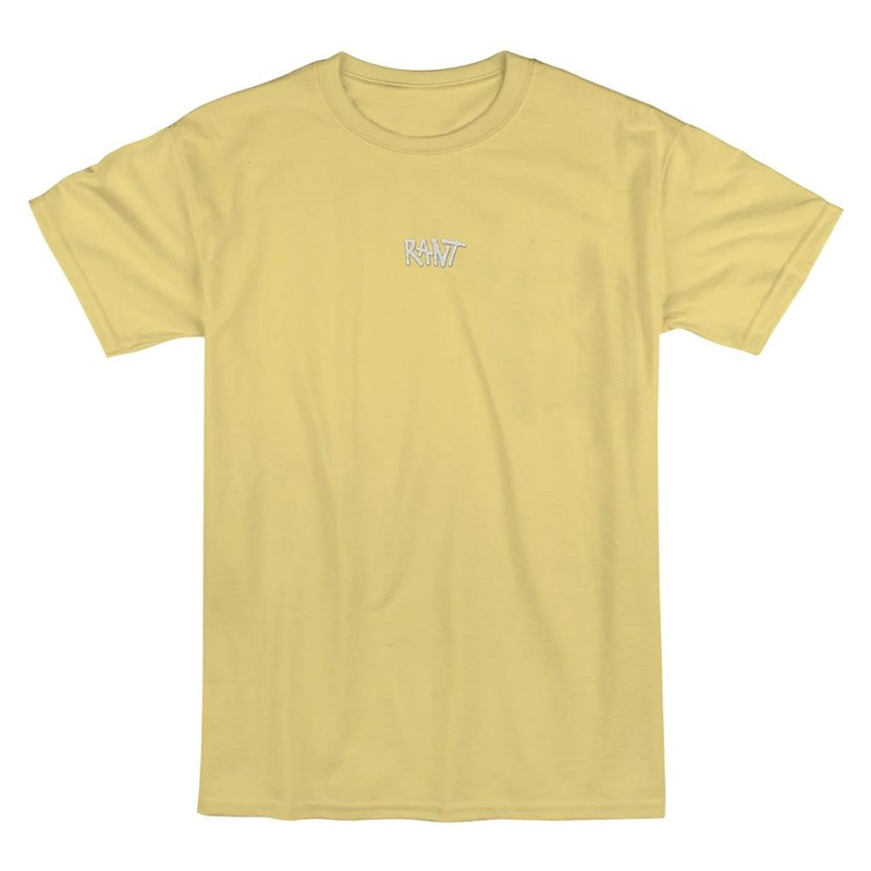 Rant Embroidered Logo T-shirt – Yellow Haze