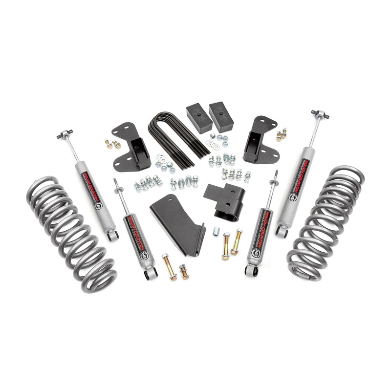 Rough Country | 2.5 Inch Lift Kit | Rear Blocks | Ford F-150 4WD (1980-1996) | 420.20
