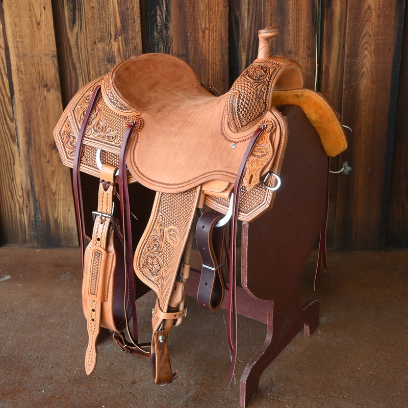 16″ TESKEY’S PRO CUTTER RANCH CUTTER SADDLE