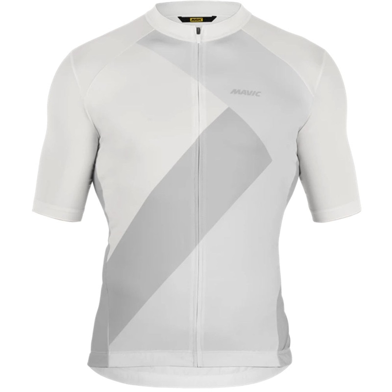 Mavic Ksyrium Full Zipper Short Sleeve Bike Jersey HauteRed