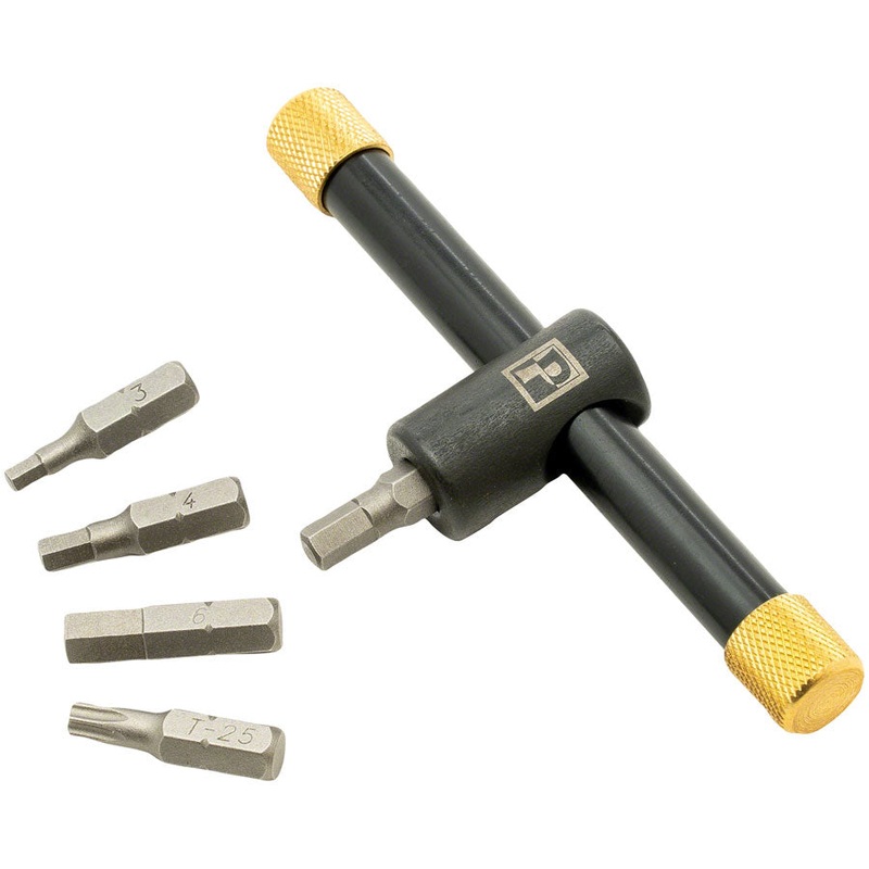 Pedros T Handle Bit Drive Multi Tool Black