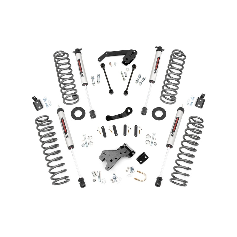 Rough Country | 4 Inch Lift Kit | V2 | Jeep Wrangler JK 4WD (2007-2018) | 68270