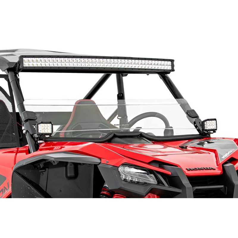Rough Country | Half Windshield | Scratch Resistant | Honda Talon 1000  | 98182021A