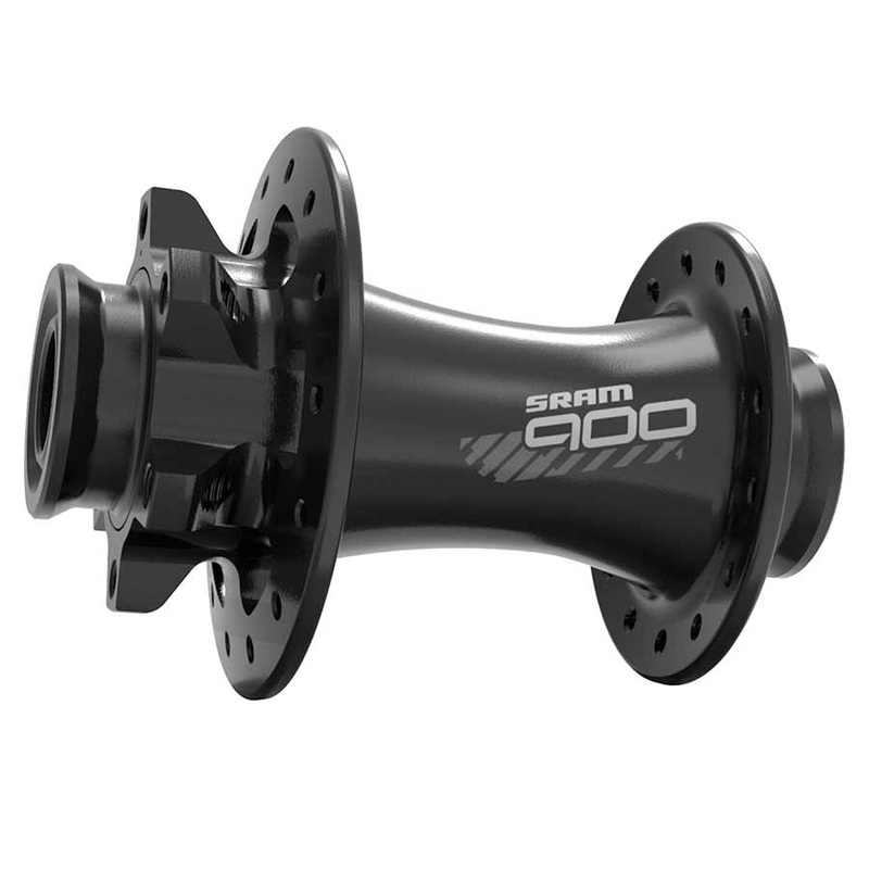 SRAM 900 Front Hub – 15/12/QR x 100mm 6-Bolt Black 28h