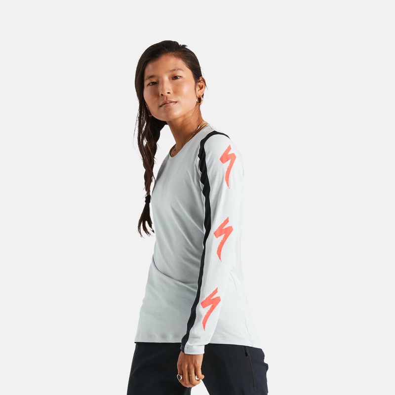 Women’s Trail Long Sleeve Jersey Dove Grey