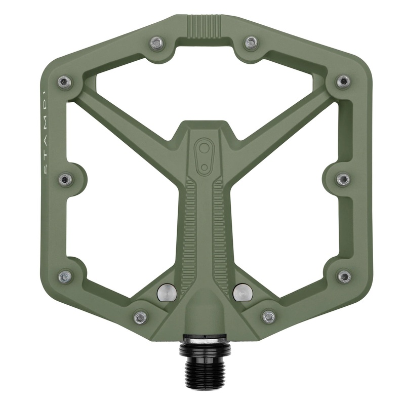 Crankbrothers Stamp 1 Gen 2 Platform Composite Pedals – Green, Large