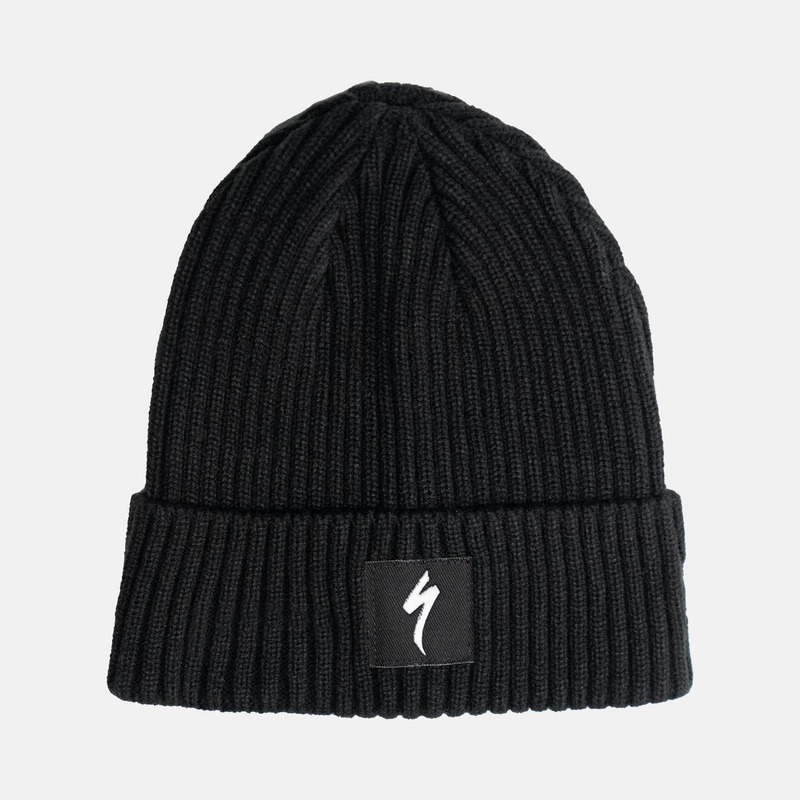 New Era Cuff S-Logo Beanie Black